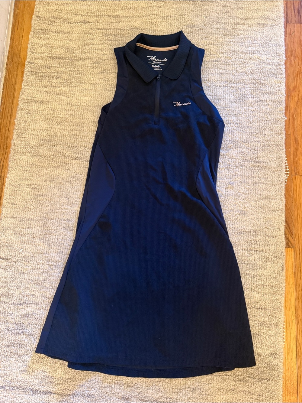 Macade Women's Navy Sleeveless Polo Dress - Picture 1 of 5